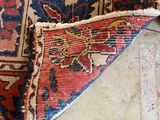 a close up of a rug on the floor