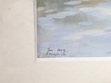 a picture of a painting on the wall of a room