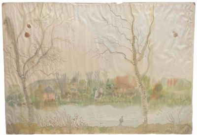 une image d'un tableau sur le mur d'une maison