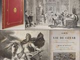 une image représentant un collage de photos d'un homme à cheval et d'un livre