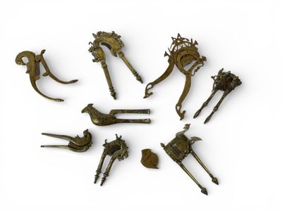 Inde, Sud-est-asiatique, XIXe-XXe siècle, Huit pinces à béte…