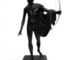 an image of a statue of a woman holding a bow and arrow