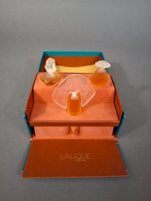 une image représentant une boîte contenant un flacon de parfum