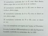 a white paper with a list of items on it
