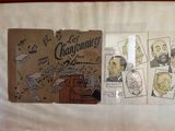 a picture of a collection of old comic books on display
