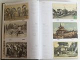 a book with pictures of people riding horses and carriages
