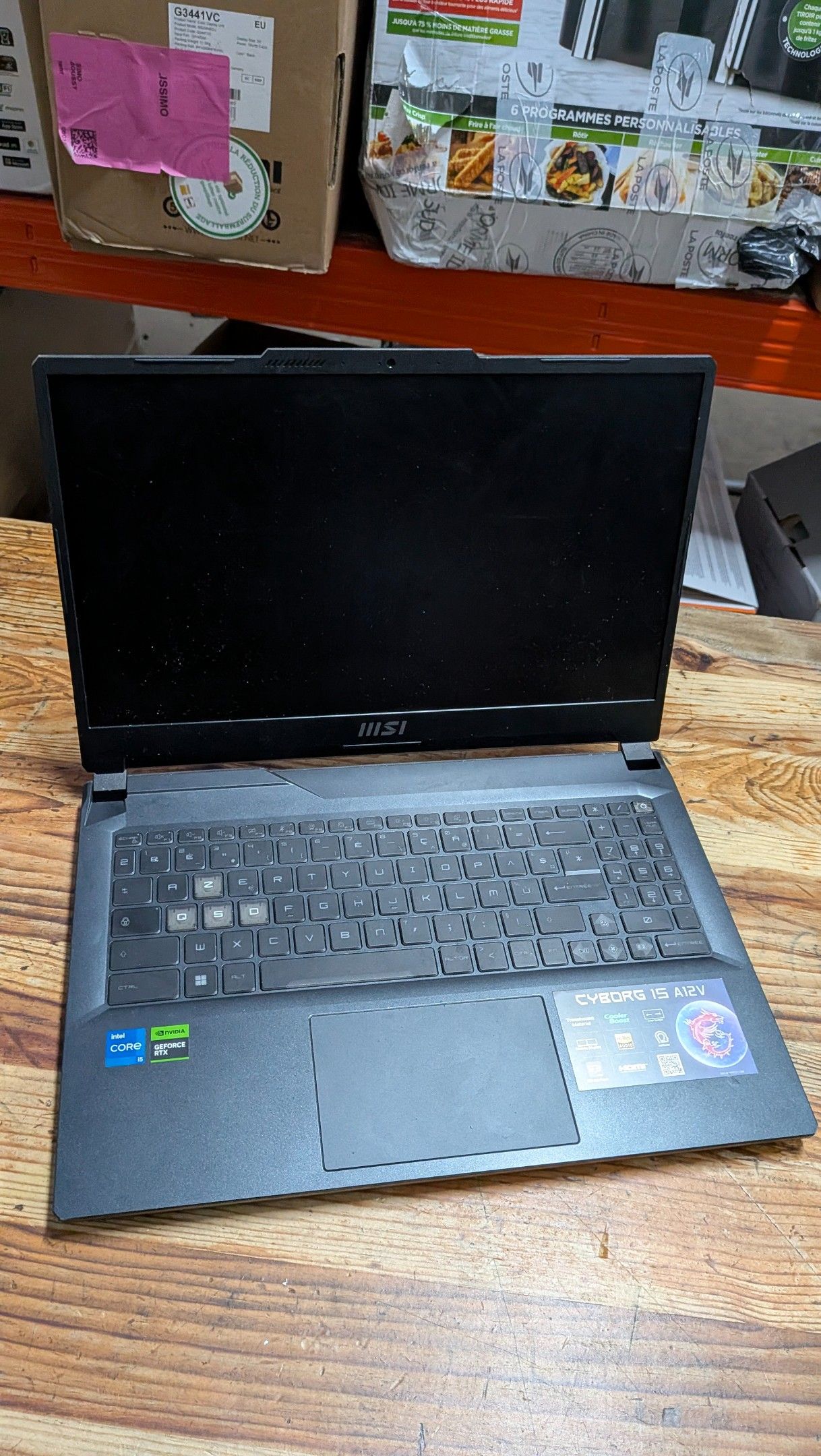 ORDINATEUR PORTABLE MSI CYBORG 15 A12VF466FR - TVA RECUPERAB…