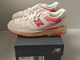 nike air force ii low top sneakers in white and pink