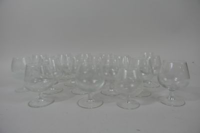 Lot de 20 verres à digestif en verre ou en cristal