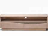an image of a wooden tv stand with a drawer underneath it