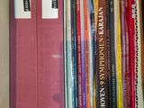 a box full of books that are sitting on a table