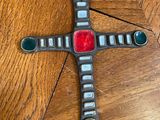 an image of a cross on a wooden table