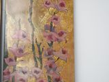 a picture of a painting on the wall of a room