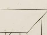 an image of a drawing of a room with a chair and a table