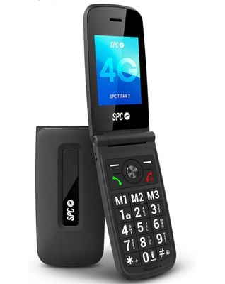 SPC Titan 2 – Téléphone Portable Senior 4G à clapet