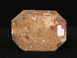 an image of a rock with a sticker on it