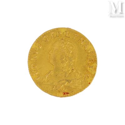 Pièce Louis XV Pièce en or de Louis XV Lettre d'atelier H: A…