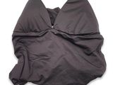 an image of a black bikini top on a white background