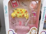 two boxes that have toys in them on a table