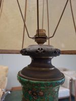 Lampe en céramique à décor asiatique. (photo 3)