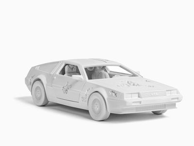 Daniel Arsham - Eroded DeLorean