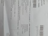 a sheet of paper that has a barcode on it