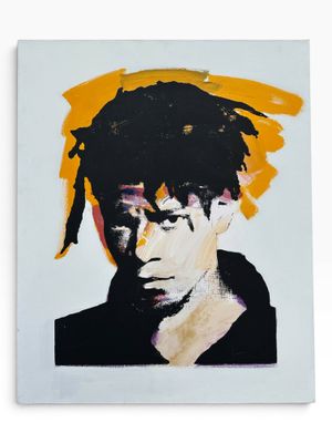 a painting of a man with dreadlocks on his head
