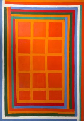 an image of a painting of a square with squares on it