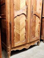 Armoire en merisier à corniche ceintrée (photo 6)