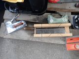 many tools that are sitting on a pallet