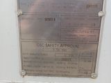 a metal sign on the side of a building that says approved for transport under customs seal