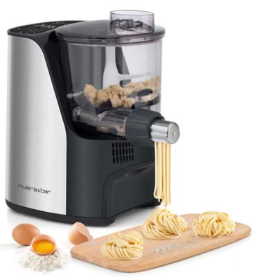 a close up of a pasta maker with pasta being made