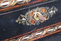 Nécessaire de voyage en marqueterie et placage de bois noirc… (photo 4)