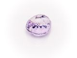 a purple amethorate gems on a white background