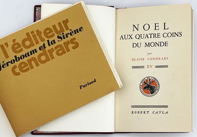 CENDRARS (Blaise). NOËL AUX QUATRE COINS DU MONDE. S. l., Robert Cayla - Photo 1