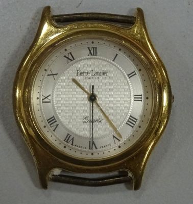 Montre d'omme en plaqué or. Pierre LANIER.