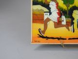 a picture of a painting of a man playing tennis