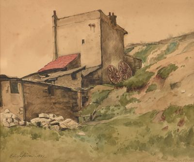 Edouard LEFEVRE (1842 - 1923) Montartre 20 8bre 1881, escali…