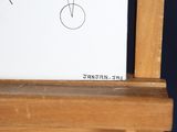 a picture of a drawing of a man on a white board
