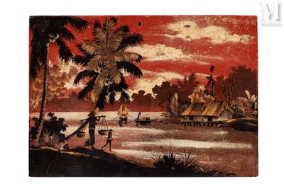 une image d'un tableau sur le mur d'une maison