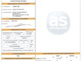 a paper with a picture of a car ' s license on it