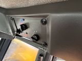a close up view of the inside of a bus