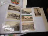 a book with pictures of old buildings and buildings on it