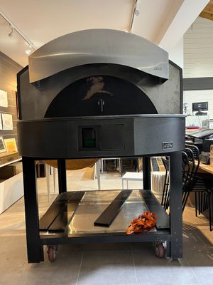 an image of a pizza oven in a restaurant