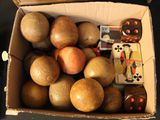 a box full of fruit that is sitting on a table