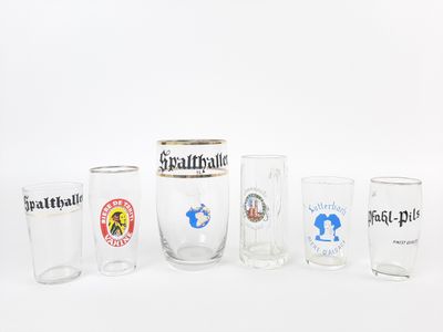 Six verres -SPALTHALLER 1 l Bordeaux. Hauteur : 17,2 cm
