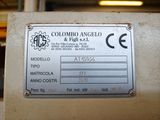 a label on a machine that says colombia angelo