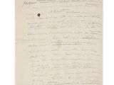 une lettre manuscrite d'un homme qui a écrit une lettre à sa mère
