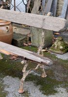 Banc de jardin à piètement fonte, type "rocaille", vers 1900… (photo 2)