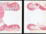 deux photos d'une image représentant le visage d'une femme sur un billet de dix dollars